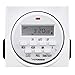 VIVOSUN 7 Day Programmable Digital Timer, UL Listed Heavy Duty Plug-in Outlet Timer, 115V 15A for Lamp, Heater, Humidifiers, Aquarium, and Other Indoor Devices White