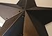 The Hearthside Collection CWI Gifts Metal Barn Star - 36 inch Galvanized Hanging Star - Farmhouse Wall Decor - Black