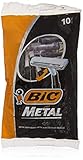 Bic Metal Disposable Men's Shaving Razors, 10-Count x 1 Pack