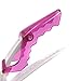 Mokale 6 Pcs Transparent Salon Croc Clips Hair Styling Clips-Sectioning Plastic Alligator Hair Clip DIY Accessories Hairpins-hairgrip for Women and Girls