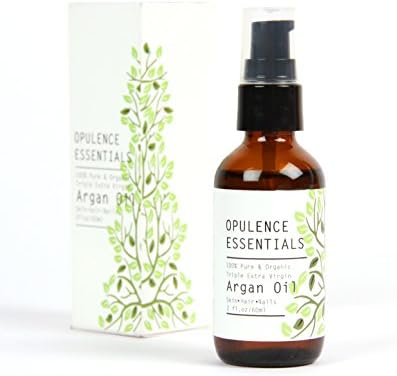 Pure Virgin Moroccan Argan Oil by Opulence Essentials –Intensive Moisturizer & Treatment for Hair, Face, Hands & Body