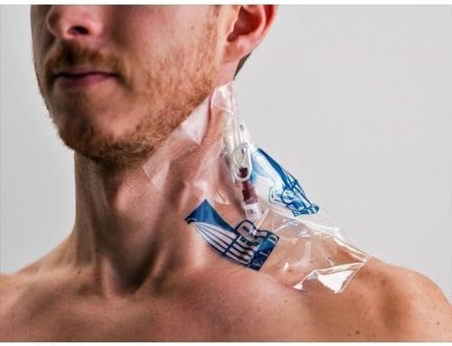 Shower Shield Catheter Water Barrier, 7 L x 7 W by Shower Shield, Clear, 17.78x17.78 cm (Pack of 7) - Image 4