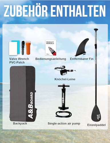 Tabla Paddle Surf Hinchable 320 cm con Accesorios Premium Sup,Paddle Board Surf para 2 Personas Principiante