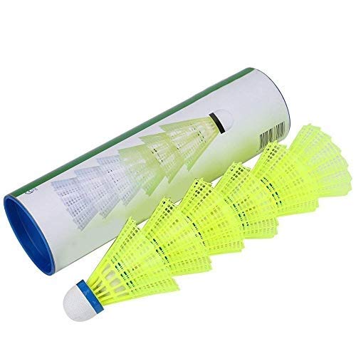 VGEBY 6Pcs Shuttlecocks, Professional Badminton Ball Birdies Training Competitive Movement