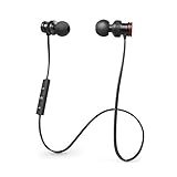 Bluetooth Headphones Fritesla F1 Wireless 4.1 Runing Earbuds Workout Earphones with Mic for iPhone and Android - Black Headset