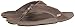 Olukai Nui Men's Leather Beach Sandals Dk Shadow/charcoal - 8