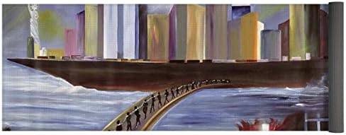 Pixels Yoga Mat w/ Bag "River Of Babylon "