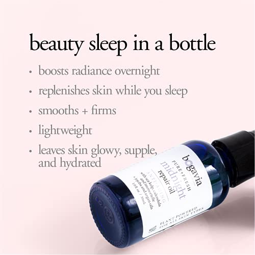 Bogavia Midnight Repair Oil Overnight Deep Facial Skin Care Serum