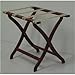 Wooden Mallet Designer Curve Leg Luggage Rack, Medium Oak