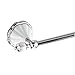 MODONA Four Piece Bathroom Accessories Set, Includes 24” Towel Bar, Robe Hook, Towel Ring, and Toilet Paper Holder – White Porcelain & Chrome - Flora Series - 5 Year Warrantee