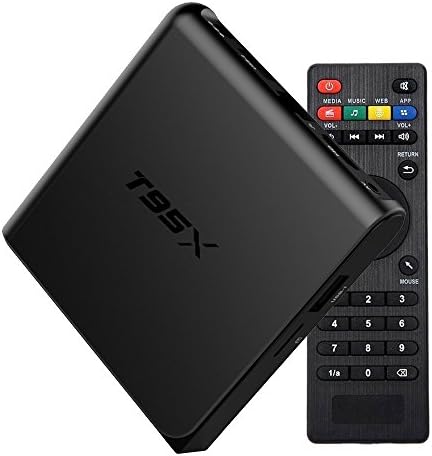 2017 Newest T95X Android TV Box Android 6.0 Amlogic S905X 64Bit 1GB DDR3 RAM 8GB EMMC ROM WIFI 2.4G HDMI 4k Google Home Entertainment Box Black