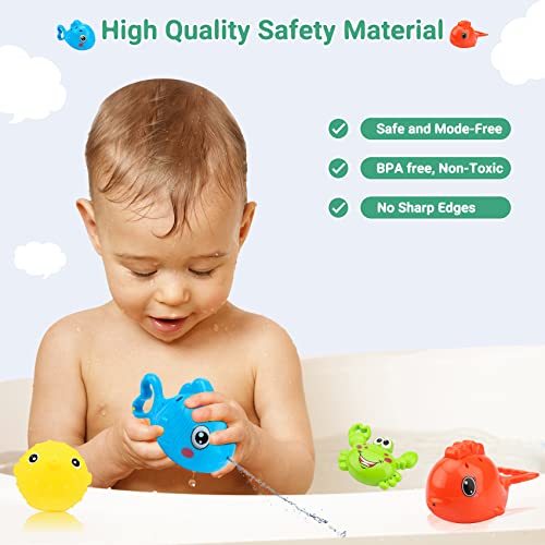 Baby Bath Toys for Toddler 13 Mold Free Bathtube Toys for Toddlers