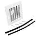 4 Inch Suqare Louvered Vent Covers, HG Power 4