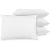 BioPEDIC - 4-Pack Bed Pillows with Built-In Ultra-Fresh Anti-Odor Technology, Standard Size, White