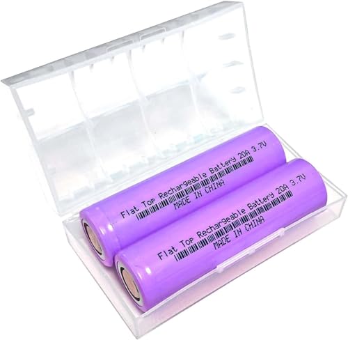 3.7 Volt 18650 Rechargeable Battery, 3000mAh Battery Flat Top Lithium Batteries for LED Flashlights, Headlamp