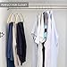 MIZGI Premium Velvet Hangers 50 Pack Heavyduty- Non Slip No Shoulder Bump Suit Hanger - Chrome Hooks,Space Saving Clothes Rounded Shape for Coat,Sweater,Jackets,Pants