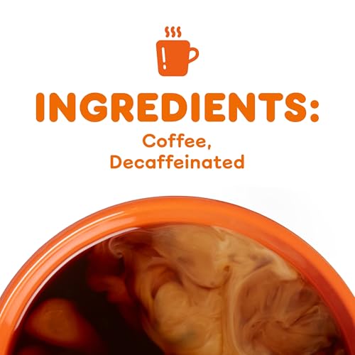 DUNKIN’ DECAF MEDIUM ROAST COFFEE, 10 KEURIG K-CUP PODS