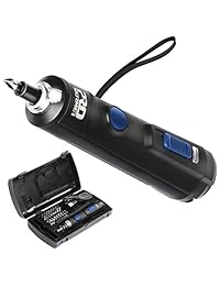 Prostormer - Taladro inalámbrico de iones de litio, 12 V, 2 Ah y controlador Imapct