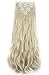 3-5 Days Delivery 7Pcs 16 Clips 24 Inch Wavy Curly Full Head Clip in on Double Weft Hair Extensionsthumb 1