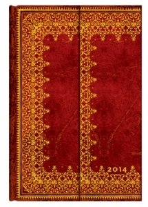 Foiled - 2014 Paperblanks Weekly Planner (Mini 3.5 x 5.5 Horizontal)