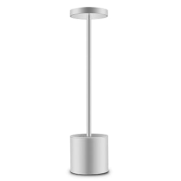 Lanlan Lampada Da Tavolo Lampada Da Tavolo Ricaricabile Usb Led Elegante Lampada Da Notte Con 2 Mode Eye Protect Lamp Gift Guscio Nero