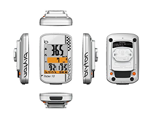 Bryton Rider 10 GPS Cycling Computer (2.0", Rider 10C (White) - with Cadence ANT+/BLE)