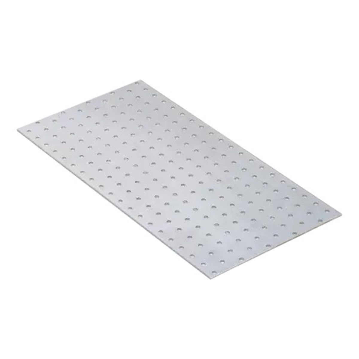 200mm x 400mm Galvanised Perforated Flat Plate Connector Joining Plates Metal Brace Brackets for Wood 2mm Thick Steel PP25 (Pack of 1) L03-06ABC