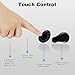 Tankfly Wireless Earbuds, TWS Mini Bluetooth Earbuds True Stereo IPX5 Sweatproof Sports Car Bluetooth Headset for iPhone Samsung Ipad and Android Phone Women Men (Black)