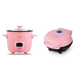 Dash DRCM200GBPK04 Mini Rice Cooker Steamer, Pink