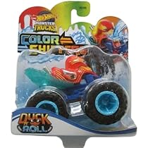 Amazon.com: Hot Wheels Monster Trucks Duck N Roll (White