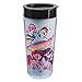 Vandor 42188 My Little Pony 16 oz Plastic Travel Mug and 18 oz Acrylic Travel Cup with Lid and Straw Set, Multicolor