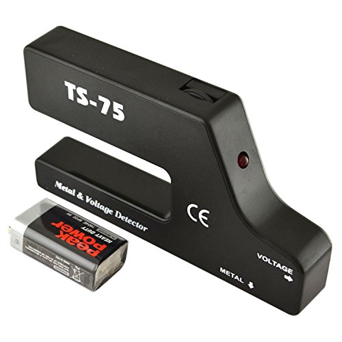 TOOGOO 2 In 1 Metal & Voltage Detector Detection Electric Circuit Tester LED Flash TE