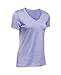Under Armour Women's Tech Tiger V-Neck Tee, Wild Aster, Small