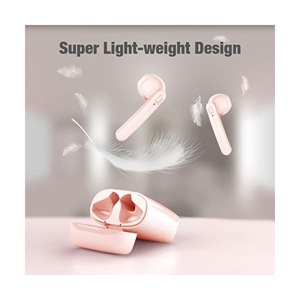 Wireless Headphones,Bluetooth 5.0 Headphones [2020 upgrade] True Wireless Earbuds Built-in Mic, Bluetooth Earphones in…