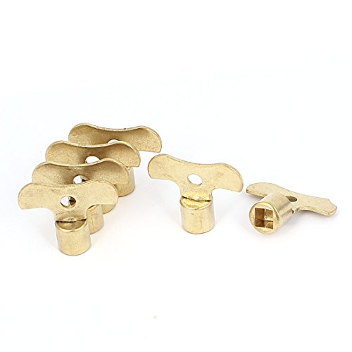 uxcell Kitchen Sink Water Tap Knob Switch Faucet Key 6Pcs