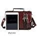 ECOSUSI Women Faux Leather Vintage Small Satchel Bag Crossbody Purse