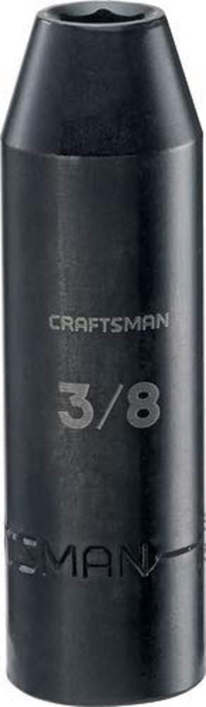 CRAFTSMAN Deep Impact Socket, SAE, 1/2-Inch Drive, 3/8-Inch (CMMT15995)