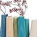 CHIVE - Pooley 2, Ceramic Flower Vase, 8-Tube Shape (Steel Blue)