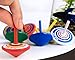 C-POP Multicolor Wooden Spinning Top Toy, - Wood Handmade Spinning Learning Toys for Boys Girls, Pack of 10 (10 PCS)