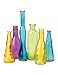 Gardener's Supply Company Glass Bottle Tree Bottles Pastel, Set of 6