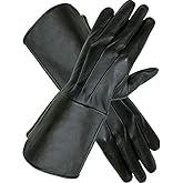 SI MEN'S MEDIEVAL RENAISSANCE COSPLAY SWORDSMAN STEAMPUNK UNLINED LEATHER GLOVES GAUNTLETS
