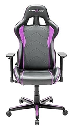 DXRacer Stuhl, Polyurethan, Schwarz/Rosa M