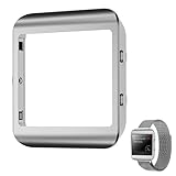 Shareconn New Style Replacement Accessory Steel Frame for Fitbit Blaze Smart Watch Silver