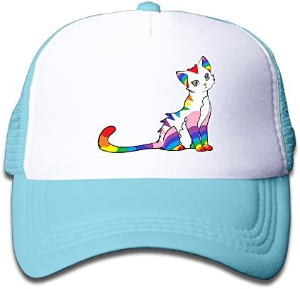 Rainbow Cat Baseball Hat One Size Hip Hop Hat Sanpback CapHip Hop Hat Trucker Hat For Kids Girl's Boy's