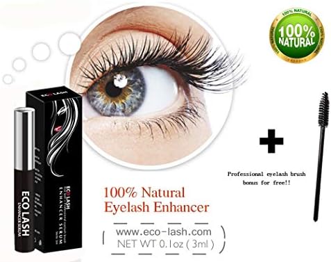 Grande Eco Lash Eyelash Growth Enhancer & Brow Serum | Growth Booster for 100% Natural Longer, Fuller, Luscious Lashes & Thicker, Lush Eyebrows | Cosmetic Eye Lash & Eyebrow Beauty Treatment