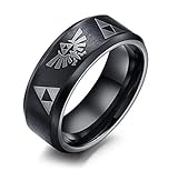 316L Stainless Steel the Legend of Zelda Triforce Ring