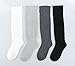 Women's Fall Winter Slouch Knit Socks, Basic Cotton Knit_rib_4pair, One Size