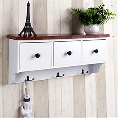 Floating Wall Shelf Multifunctional Wall Mounted Coat Hook Hanger