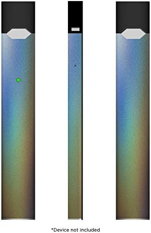Official Pax JUUL Easy Wrap Skin (Device NOT Included) Vinyl Decal Protective Sticker for Juul Cig (Pack of 1, Holographic Silver Rainbow)