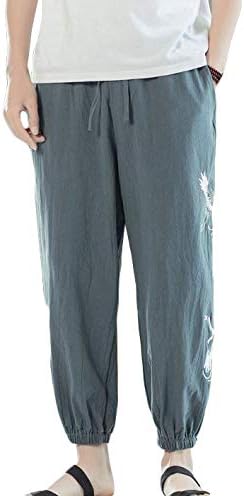 Amazon Ksila ワイドパンツ メンズ ゆったり ジョガーパンツ 鶴絵 民族風 ロングパンツ ストリート系 ファッション メンズ 長ズボン 大きいサイズ ボトムス 春 夏 部屋着 カジュアル ロングパンツ 通販